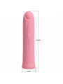 PRETTY LOVE - VIBRATORE CURTIS MINI SUPER POWER 12 VIBRAZIONI IN SILICONE ROSA