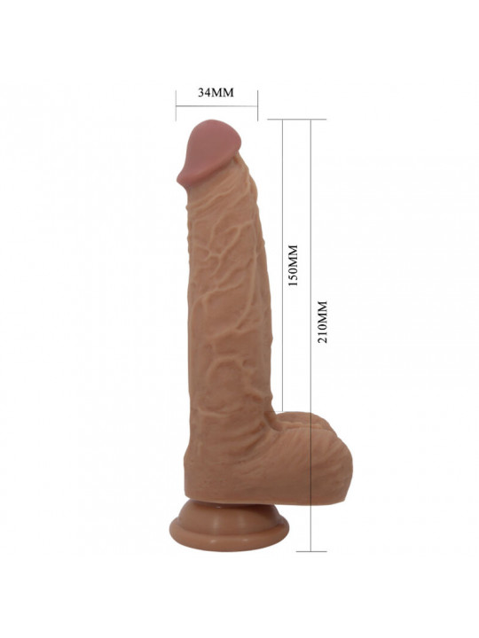 PRETTY LOVE - DILDO IN SILICONE JONATHAN 3 VIBRAZIONI + 3 MISURE DI INSERIMENTO TELECOMANDO 21 CM