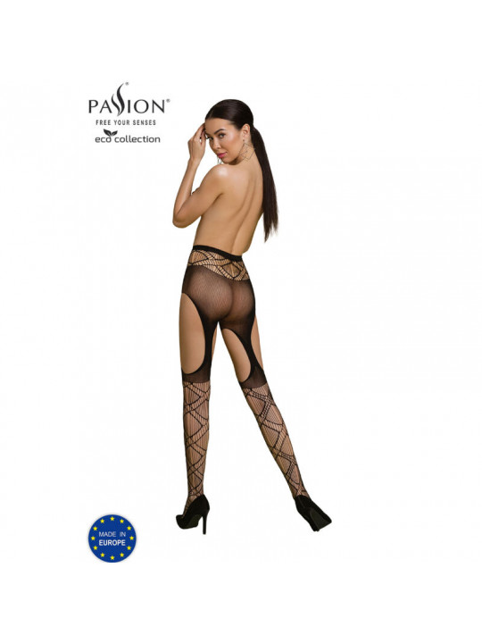 PASSION - COLLEZIONE ECO BODYSTOCKING ECO S005 NERO