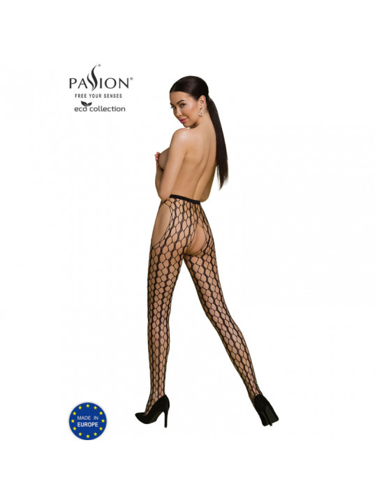 PASSION - COLLEZIONE ECO BODYSTOCKING ECO S007 NERO