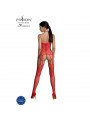 PASSION - COLLEZIONE ECO BODYSTOCKING ECO BS002 ROSSO