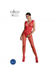 PASSION - COLLEZIONE ECO BODYSTOCKING ECO BS003 ROSSO