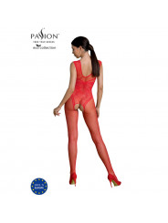 PASSION - COLLEZIONE ECO BODYSTOCKING ECO BS003 ROSSO