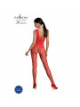 PASSION - COLLEZIONE ECO BODYSTOCKING ECO BS003 ROSSO