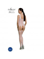 PASSION - COLLEZIONE ECO BODYSTOCKING ECO BS007 BIANCO