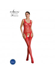 PASSION - COLLEZIONE ECO BODYSTOCKING ECO BS008 ROSSO