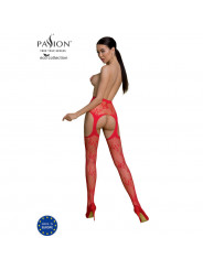 PASSION - COLLEZIONE ECO BODYSTOCKING ECO S001 ROSSO