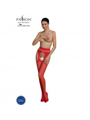 PASSION - COLLEZIONE ECO BODYSTOCKING ECO S002 ROSSO