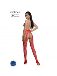 PASSION - COLLEZIONE ECO BODYSTOCKING ECO S003 ROSSO