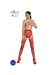 PASSION - COLLEZIONE ECO BODYSTOCKING ECO S004 ROSSO