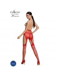 PASSION - COLLEZIONE ECO BODYSTOCKING ECO S005 ROSSO