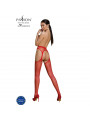 PASSION - COLLEZIONE ECO BODYSTOCKING ECO S008 ROSSO