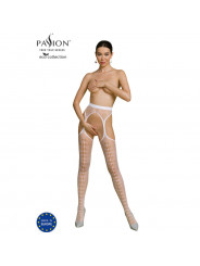 PASSION - COLLEZIONE ECO BODYSTOCKING ECO S008 BIANCO