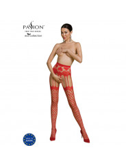 PASSION - COLLEZIONE ECO BODYSTOCKING ECO S009 ROSSO