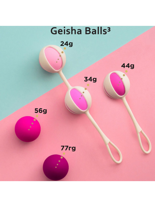 G-VIBE - SET 5 SFERE DA GEISHA3 ROSA