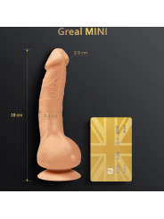 G-VIBE - GREAL MINI DILDO VIBRATORE IN SILICONE NATURALE