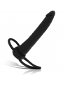 MYTHOLOGY - DILDO ANALE COBI ONYX CON ANELLO PER CAZZO E TESTICOLI 13 CM IN SILICONE