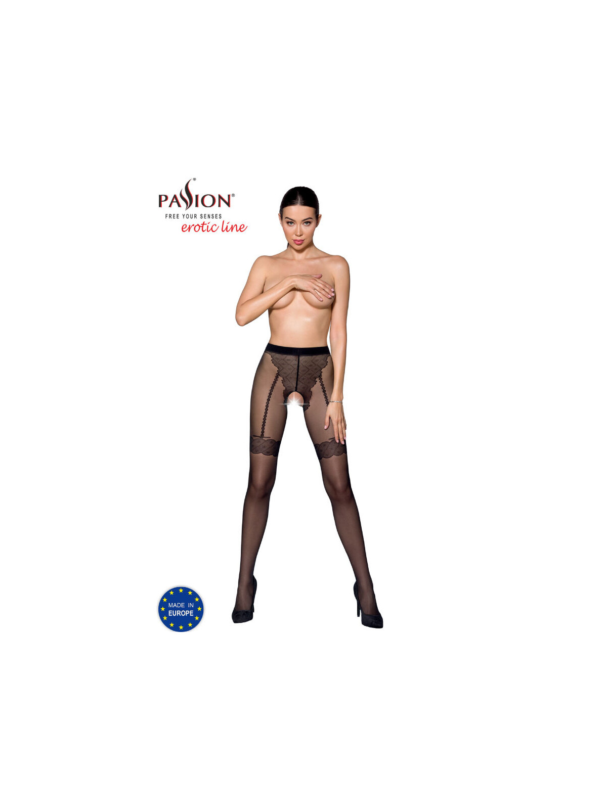 PASSION - TIOPEN 016 COLLANT NERO 1/2 20 DEN