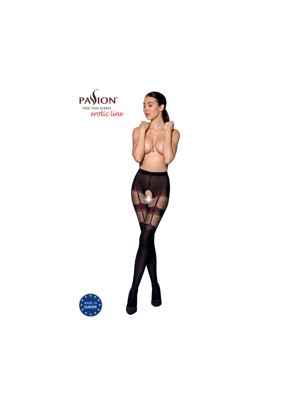 PASSION - TIOPEN 017 COLLANT NERO 1/2 20/40 DEN