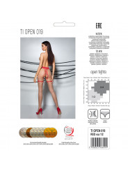 PASSION - TIOPEN 019 COLLANT ROSSO 1/2 20 DEN