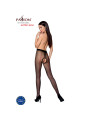 PASSION - TIOPEN 022 COLLANT NERO/ROSSO 1/2 20 DEN