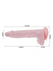 BAILE - DILDO REALISTICO SUPER ROTA DONG 20.5 CM