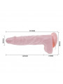 BAILE - DILDO REALISTICO SUPER ROTA DONG 20.5 CM