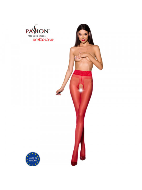 PASSION - TIOPEN 001 COLLANT ROSSO 1/2 20 DEN