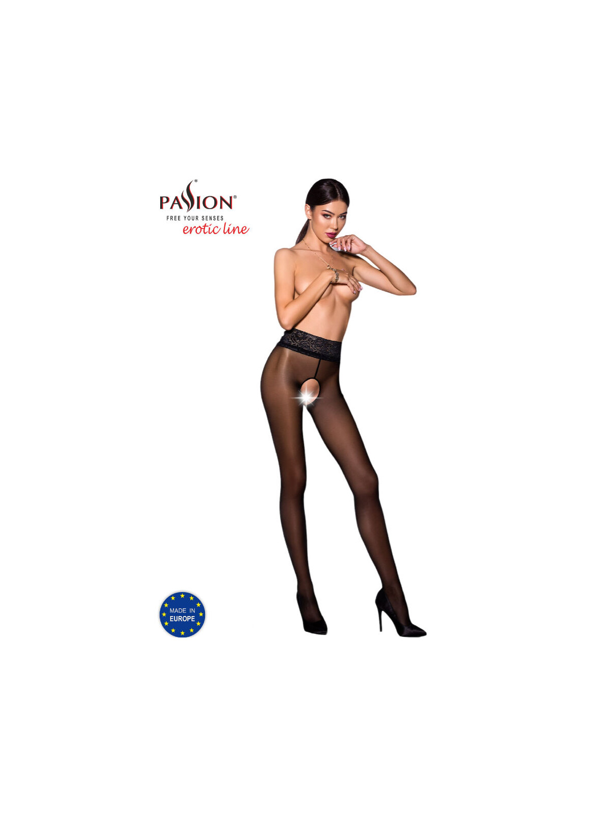 PASSION - TIOPEN 008 COLLANT NERO 3/4 30 DEN