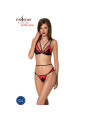 PASSION - SET PEONIA LINEA EROTICA ROSSO S/M