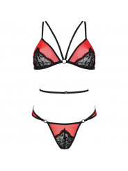 PASSION - SET PEONIA LINEA EROTICA ROSSO S/M