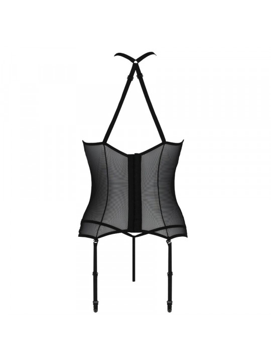 PASSION - CORSETTO SATARA LINEA EROTICA NERO S/M