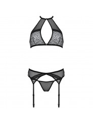 PASSION - SET SATARA LINEA EROTICA NERO S/M