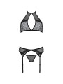 PASSION - SET SATARA LINEA EROTICA NERO S/M