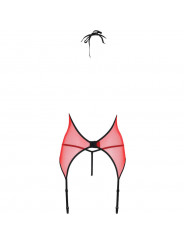 PASSION - CORSETTO PEONIA LINEA EROTICA ROSSO L/XL