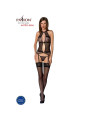 PASSION - CORSETTO SATARA LINEA EROTICA NERO L/XL