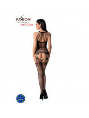 PASSION - BS095 BODYSTOCKING NERO TAGLIA UNICA