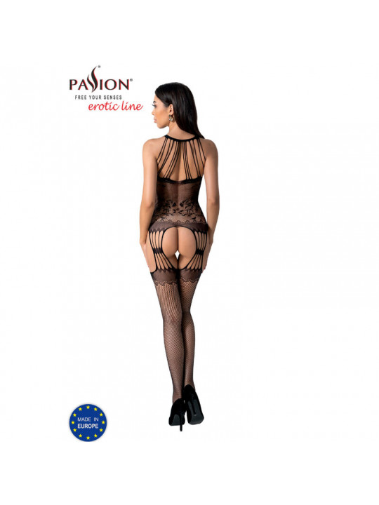 PASSION - BS095 BODYSTOCKING NERO TAGLIA UNICA