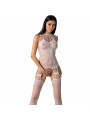 PASSION - BS095 BODYSTOCKING BIANCO TAGLIA UNICA