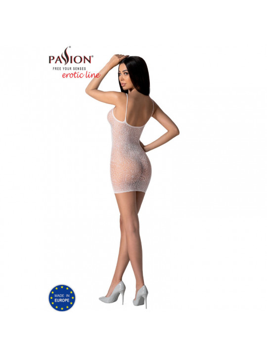 PASSION - BS096 BODYSTOCKING BIANCO TAGLIA UNICA