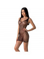 PASSION - BS097 BODYSTOCKING NERO TAGLIA UNICA