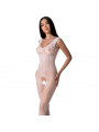 PASSION - BS098 BODYSTOCKING BIANCO TAGLIA UNICA