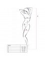 PASSION - BS099 BODYSTOCKING NERO TAGLIA UNICA