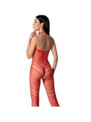 PASSION - BODYSTOCKING BS100 ROSSO TAGLIA UNICA