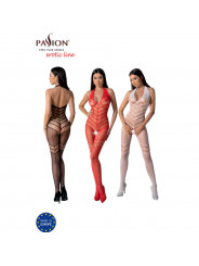 PASSION - BODYSTOCKING BS100 ROSSO TAGLIA UNICA