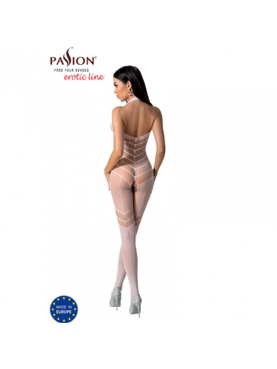 PASSION - BODYSTOCKING BIANCO BS100 TAGLIA UNICA