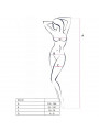 PASSION - BODYSTOCKING BIANCO BS100 TAGLIA UNICA