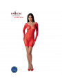 PASSION - BS101 BODYSTOCK ROSSO TAGLIA UNICA