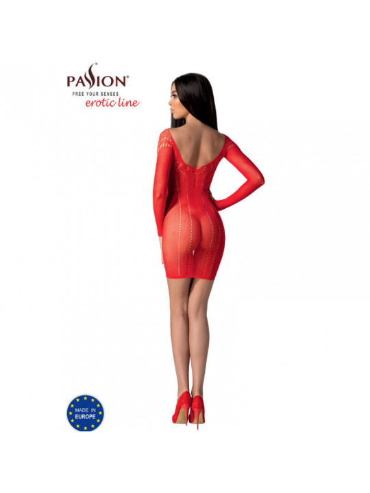 PASSION - BS101 BODYSTOCK ROSSO TAGLIA UNICA