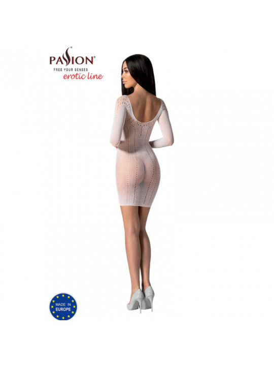 PASSION - BS101 BODYSTOCKING BIANCO TAGLIA UNICA